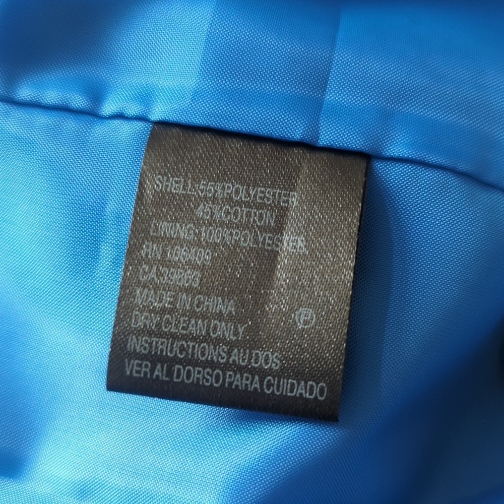 Tahari Elegant Blue Sleeveless Shift Dress - Picture 6 of 6